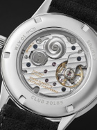 NOMOS Glashütte - Club Campus 38.5 Hand-Wound Stainless Steel and Alcantara® Watch, Ref. No. 722.GB