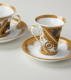 Versace Home I Heart Baroque espresso cup and saucer