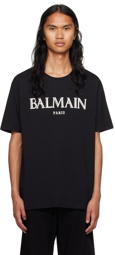 Balmain Black Bonded T-Shirt