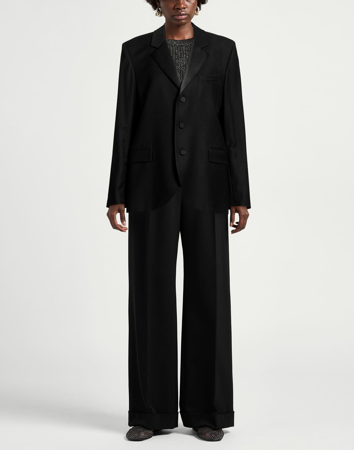 Barena Womens Blazer in Black