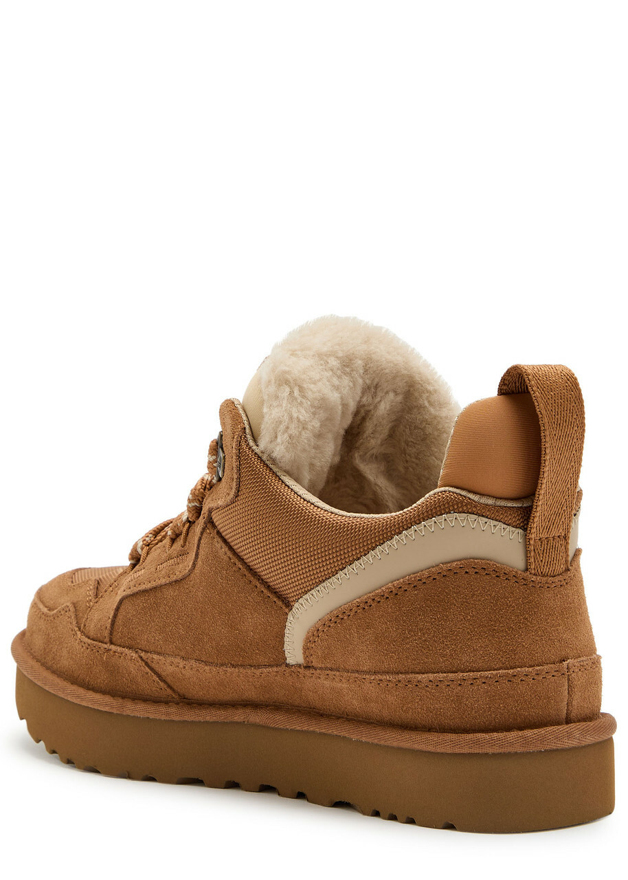 Ugg Lowmel Panelled Suede Sneakers Tan