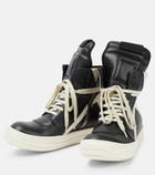 Rick Owens - Geobasket leather high-top sneakers