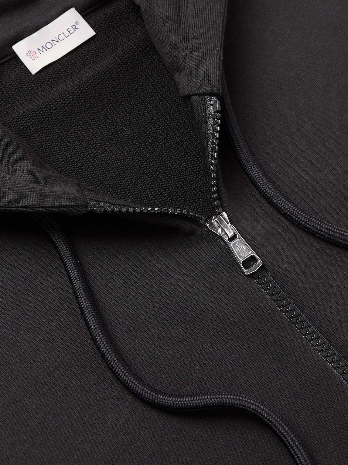 MONCLER 黒　トップス SchaferandweinerShops TW - colour-block zip-up track jacket