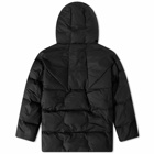 Rains Men's Block Puffer Jacket in Black