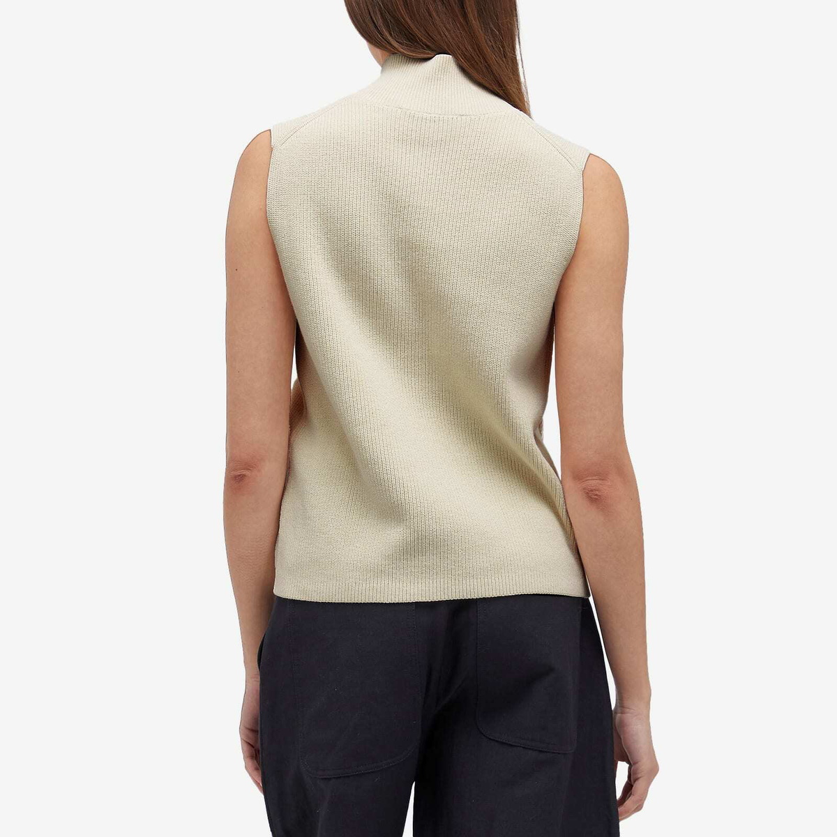 Studio Nicholson Women's Knitted Vest in Parchment