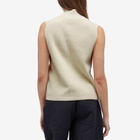 Studio Nicholson Women's Knitted Vest in Parchment