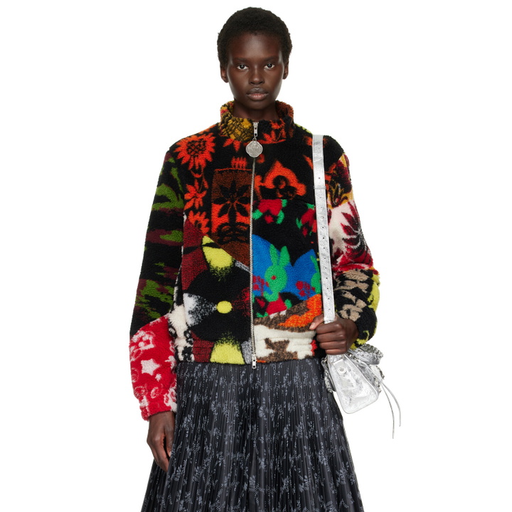 Photo: Chopova Lowena Multicolor Patchwork Fitted Fleece Jacket