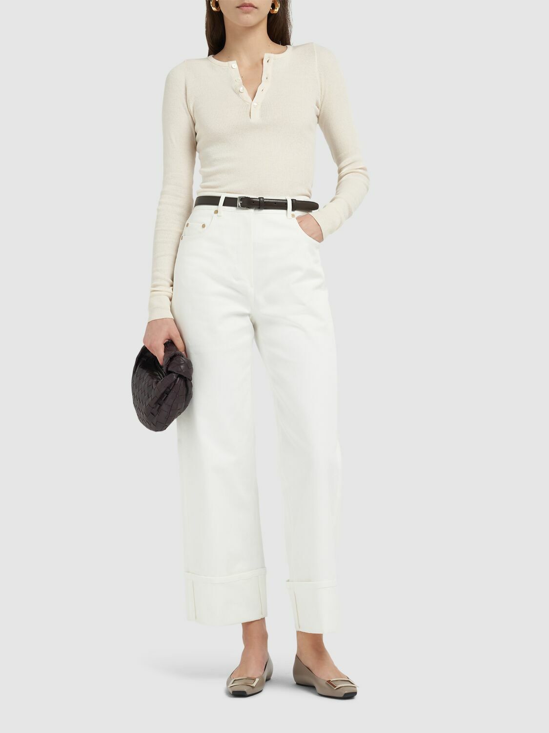 S MAX MARA Cervia Denim Mid-waist Cropped Jeans S Max Mara