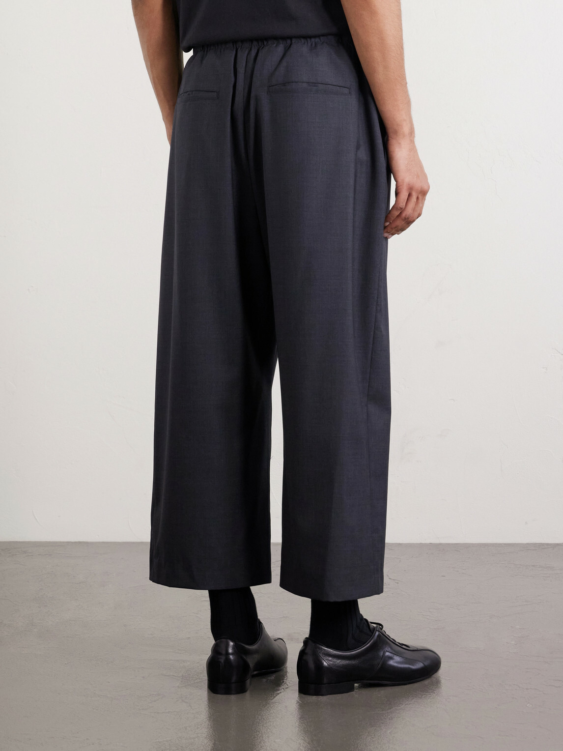 Amomento - Straight-Leg Wool Trousers - Gray