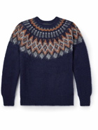Howlin' - Fair Isle Wool Sweater - Blue