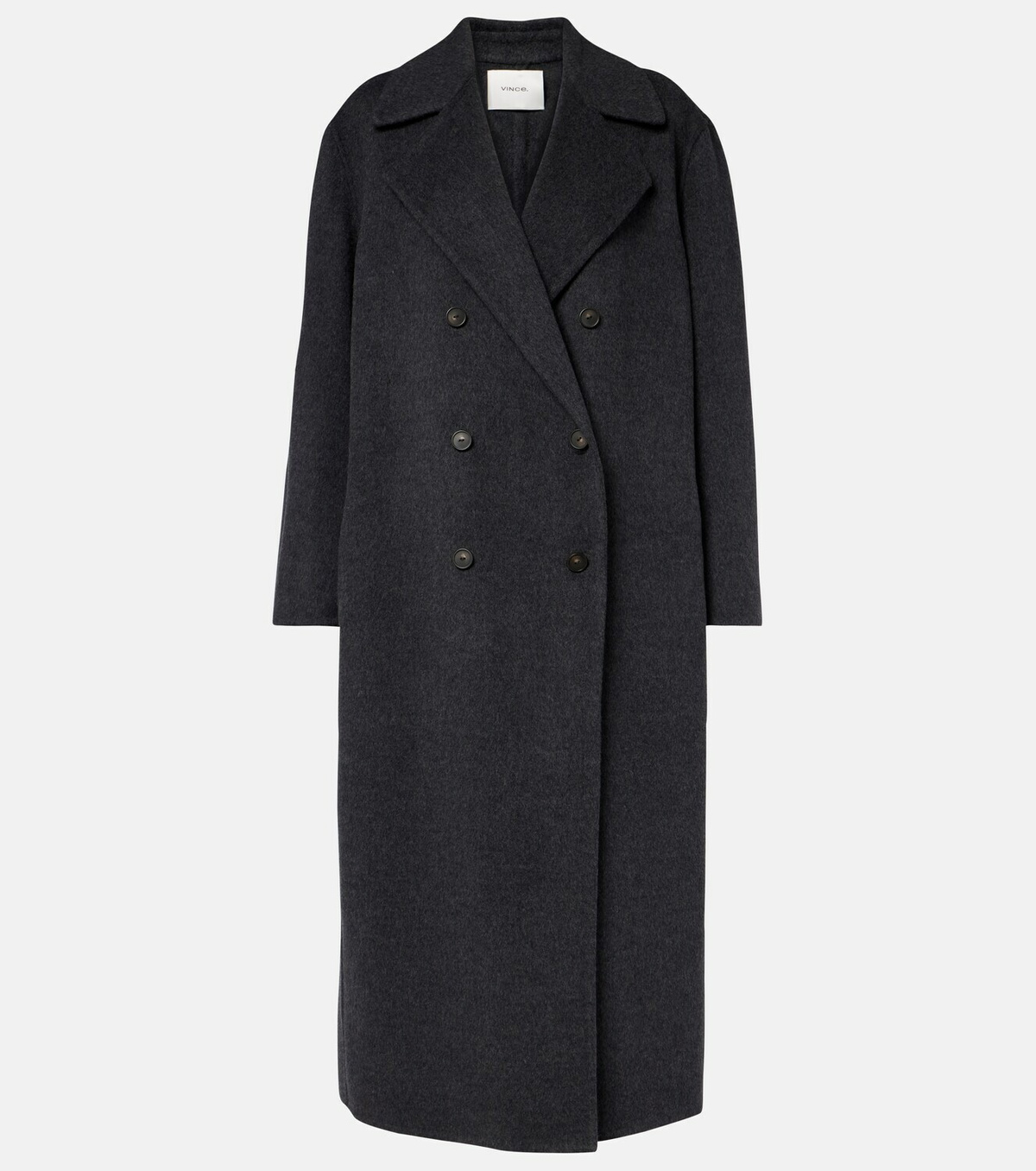 Vince Double-breasted wool-blend coat