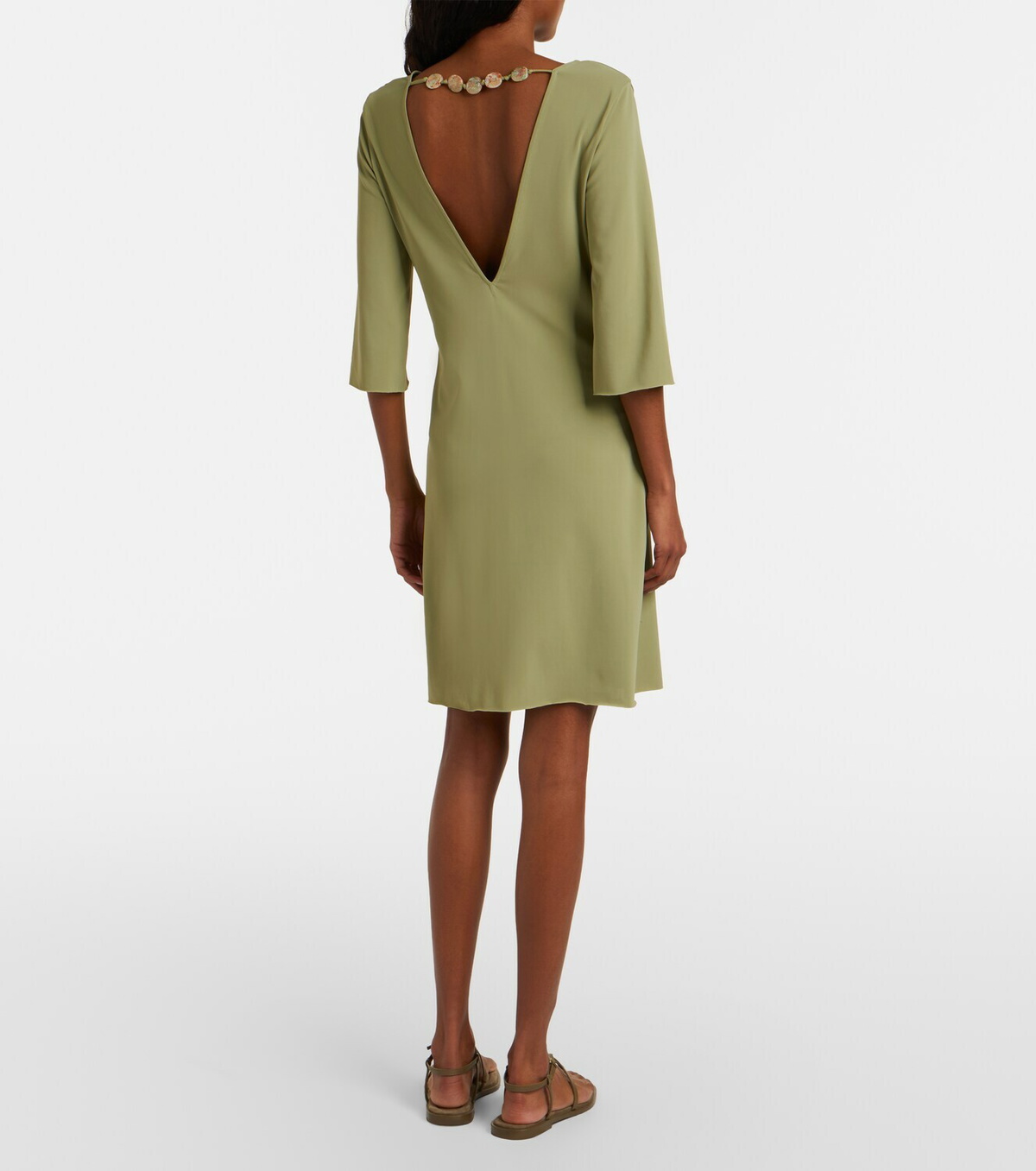 Eres Fabuleuse beaded midi dress