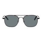 Balenciaga Black Classic Aviator Sunglasses