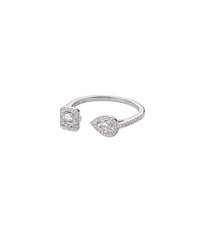 Photo: Messika My Twin 18kt white gold ring with diamonds