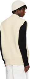 Jil Sander Off-White Layered Vest