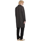 Harris Wharf London Grey Wool Raglan Coat