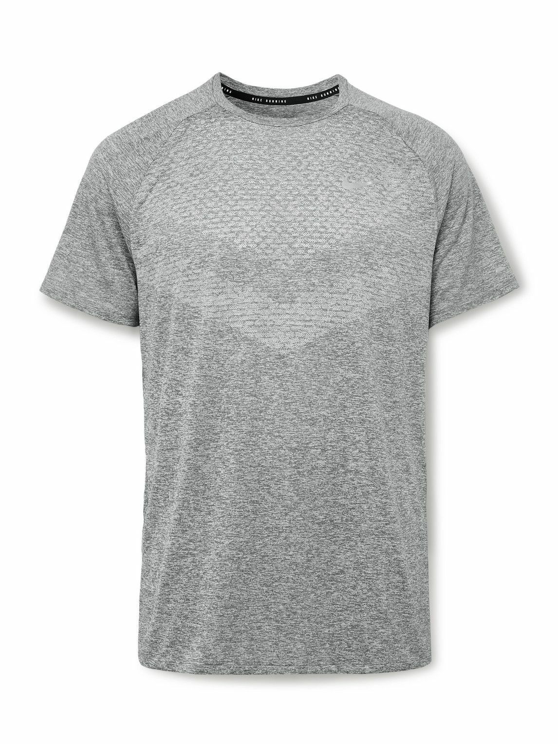 Nike Running - Logo-Embroidered Waffle-Knit Dri-FIT Half-Zip Nike Running - Logo-Embroidered Waffle-Knit Dri-FIT Half-Zip