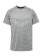 NIKE RUNNING - Stride Dri-FIT ADV Mesh T-Shirt - Gray