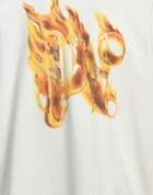 Palm Angels Mens Sweatshirt in Off white