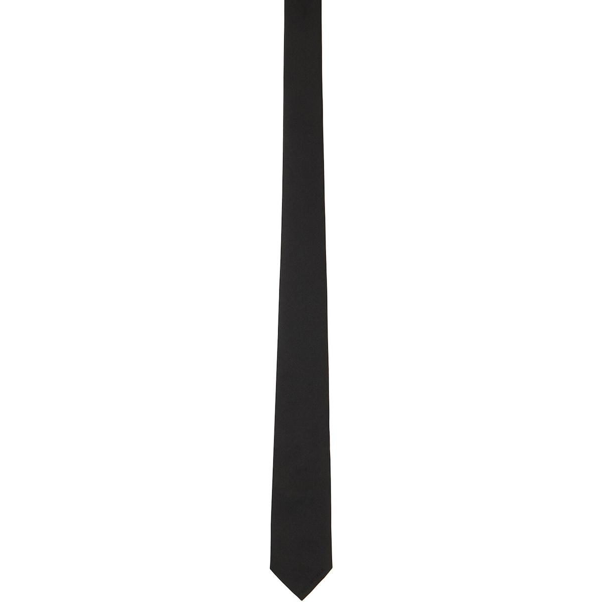 Balenciaga Black Silk Tie