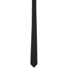 Balenciaga Black Silk Tie