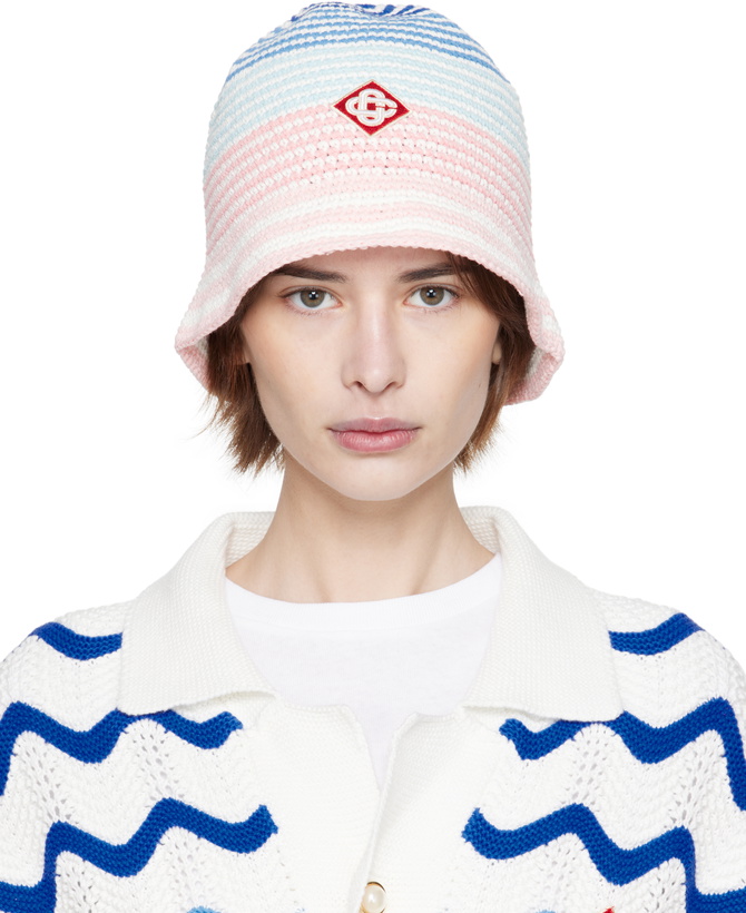 Photo: Casablanca Multicolor Gradient Crochet Bucket Hat