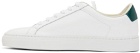 Common Projects White & Green Retro Low Sneakers