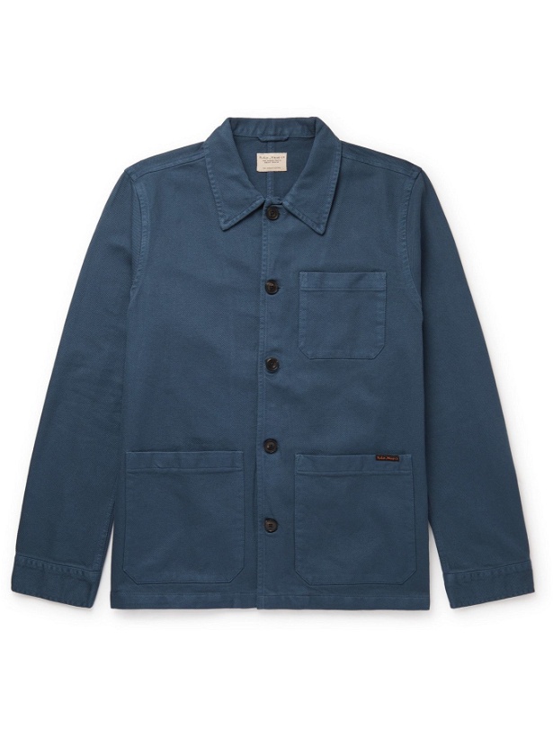 Photo: NUDIE JEANS - Barney Worker Cotton-Twill Jacket - Blue