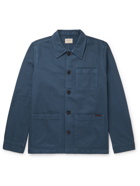 NUDIE JEANS - Barney Worker Cotton-Twill Jacket - Blue