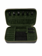 Lizzie Mandler Fine Jewelry Green Leather Jewellery Box
