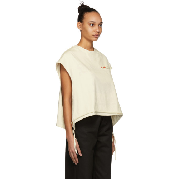 【正規品直輸入】 Telfar Beige Wrap T-Shirt Telfar トップス