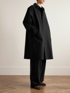 The Row - Tavish Cotton and Virgin Wool-Blend Coat - Black