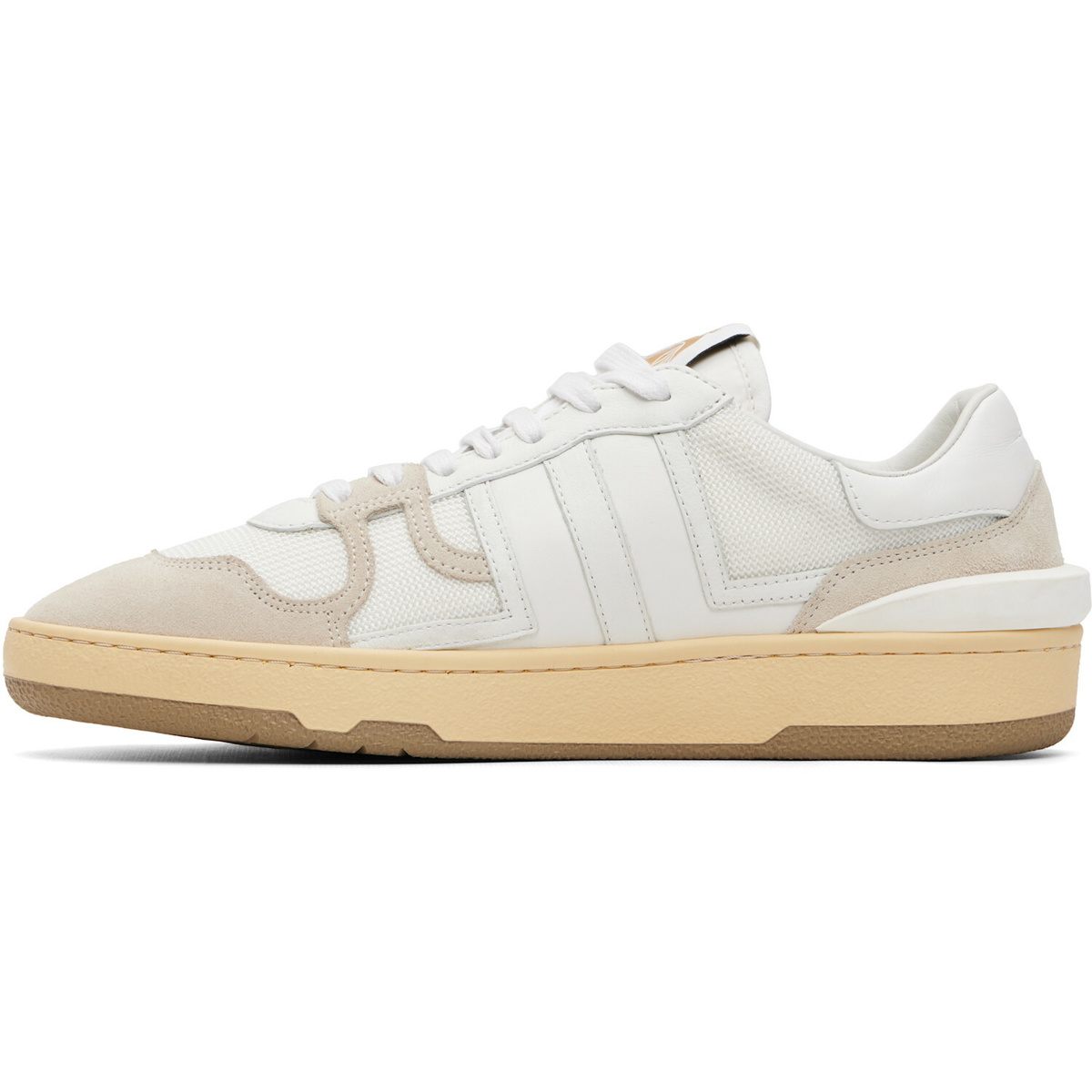 Lanvin White Clay Sneakers