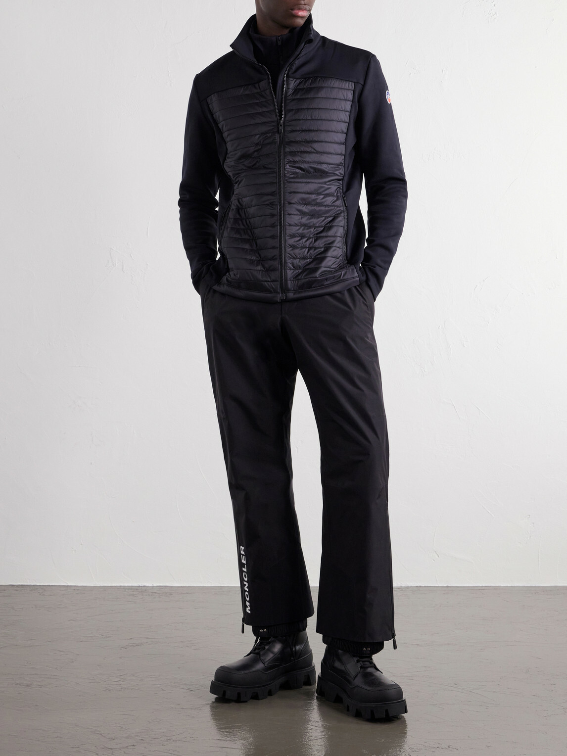 Fusalp - Aspon II Logo-Appliquéd Padded Stretch-Jersey Quilted Shell Ski Mid-Layer - Black