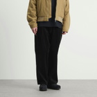 Merely Made Men's Wide Leg Cord Trousers in Black