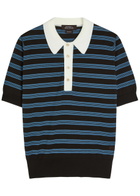 Wales Bonner Breeze Merino Wool Polo Shirt Multicoloured 1