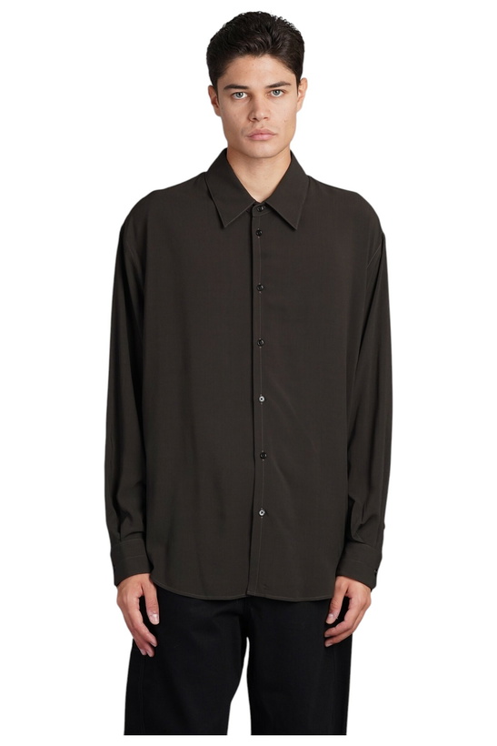 Photo: Lemaire Shirt In Brown Viscose