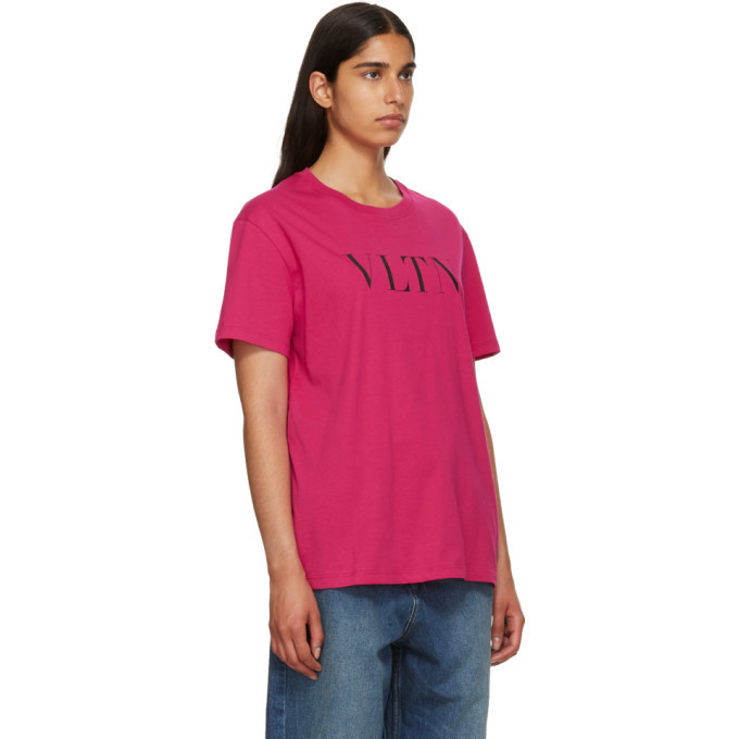 Valentino Pink VLTN T Shirt Valentino