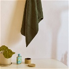 Tekla Fabrics Organic Terry Bath Towel in Forest Green