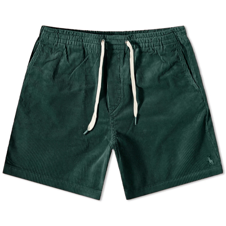 Photo: Polo Ralph Lauren Men's Cord Prepster Short in Washed Forest