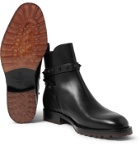 VALENTINO - Studded Leather Jodhpur Boots - Black