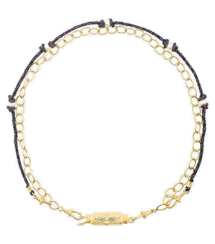Photo: Marie Lichtenberg Rosa 14kt gold locket necklace with diamonds