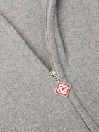 Casablanca - Cashmere and Wool-Blend Zip-Up Hoodie - Gray
