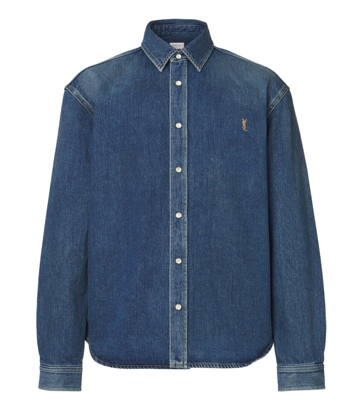 Photo: Saint Laurent Cassandre denim shirt