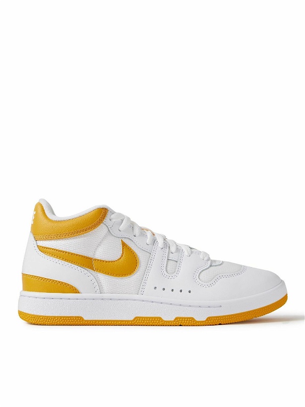Photo: Nike - Mac Attack QS SP Leather and Mesh Sneakers - White