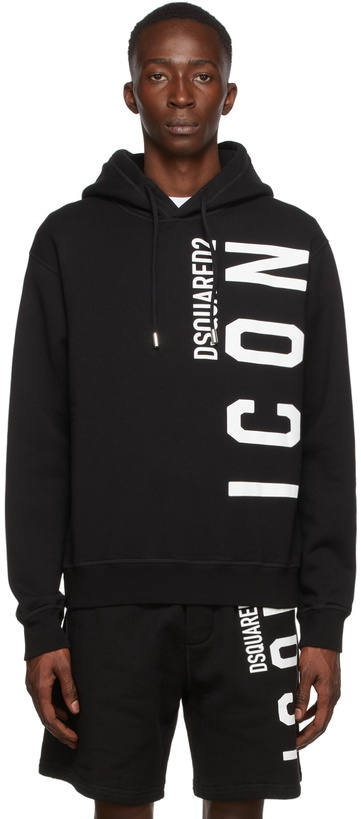 Photo: Dsquared2 Black Icon Cool Hoodie