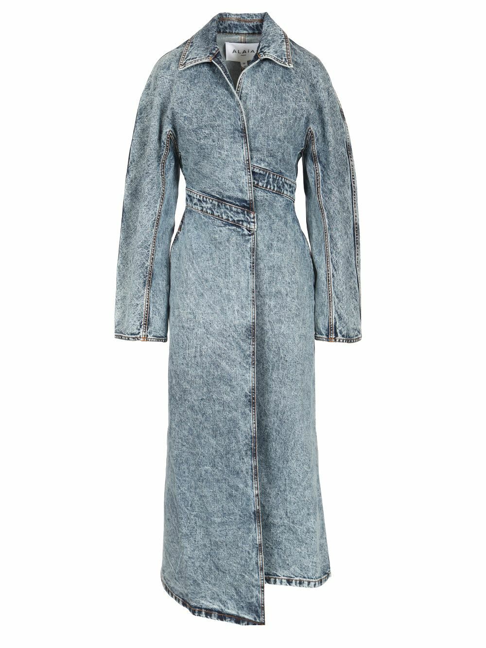 SALE【Alaia】ジーンズ ラウンドコート ALAÏA High Waisted Round Jeans in Denim | ALAÏA US