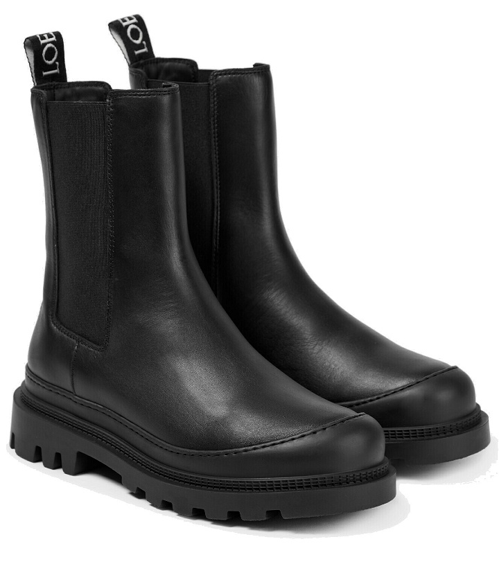 Photo: Loewe - Leather Chelsea boots