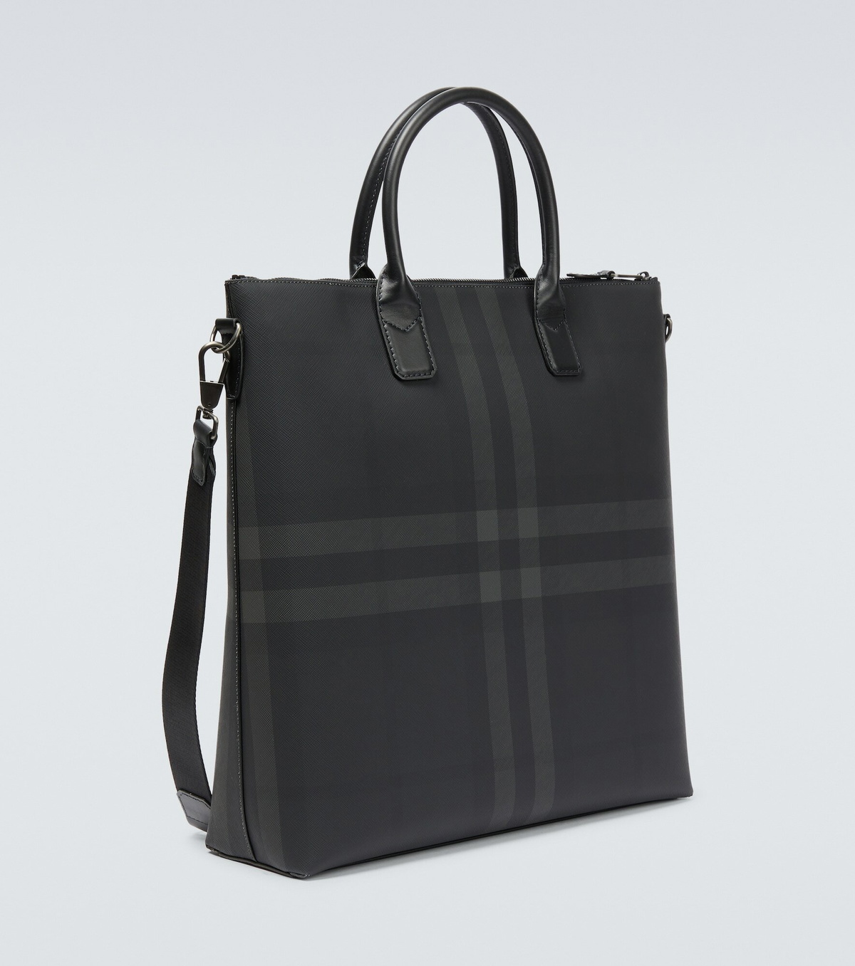 Burberry - London Check canvas tote bag