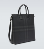 Burberry - London Check canvas tote bag